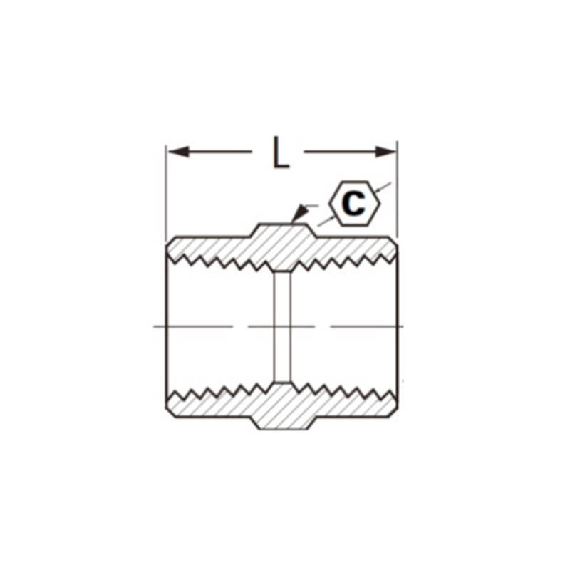 S.A.E pipe fittings coupling [Ref.SAE NO.130138]